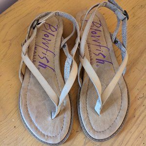 COPY - Thong Sandals Blowfish Nude sz 7.5